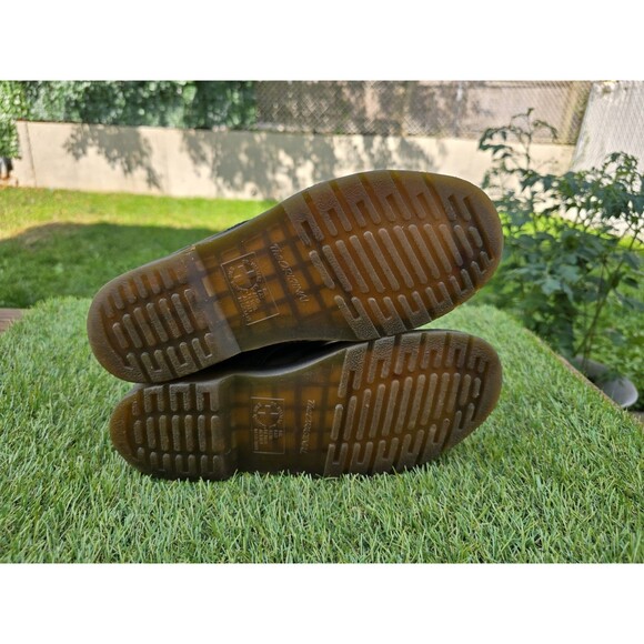 Doc Dr. Martens Zavala Boots Size Mens 8 Women 9 Black Leather Combat Boot - Picture 11 of 15